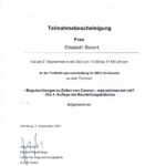 AVUS Zertifikat für Verkehrspsychologin Elisabeth Berent